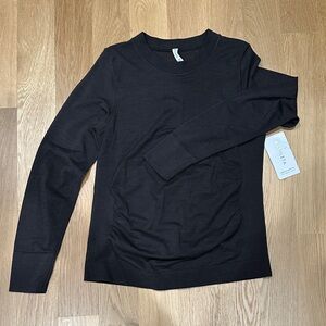 Athleta Long Sleeve Tee - Elegant Black